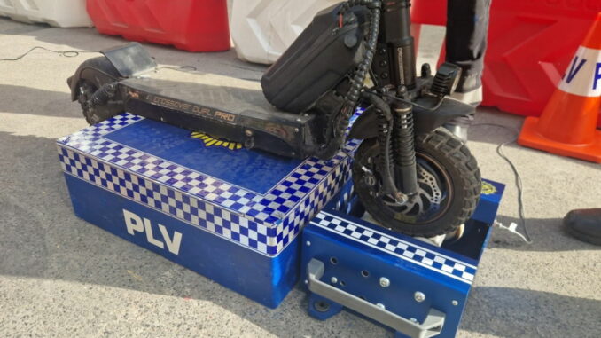 El curioso sistema de la policía capaz detectar patinetes eléctricos trucados para mejorar su velocidad