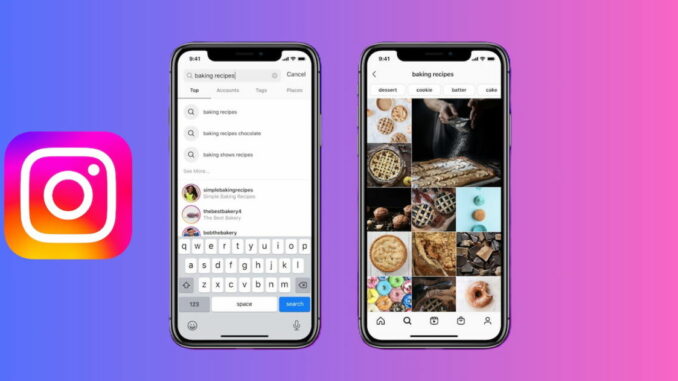 Como salir en la sección Explorar de Instagram