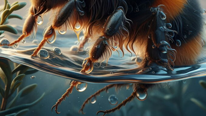 Aguantar la respiración es difícil para los humanos, pero no para estos insectos. Pueden estar 7 días bajo el agua