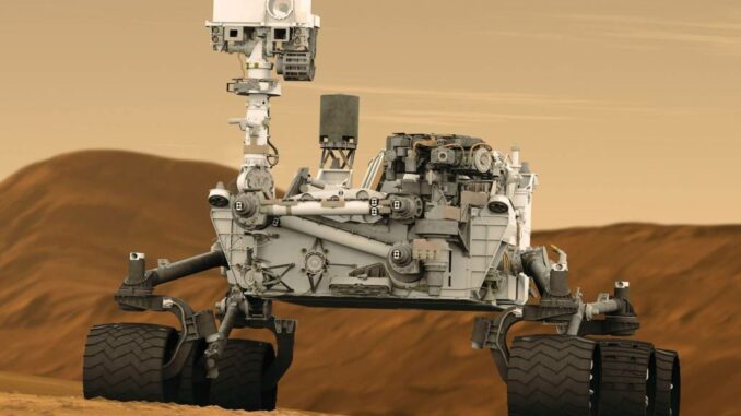 Encuentran un inesperado tesoro en Marte gracias a un accidente del Curiosity
