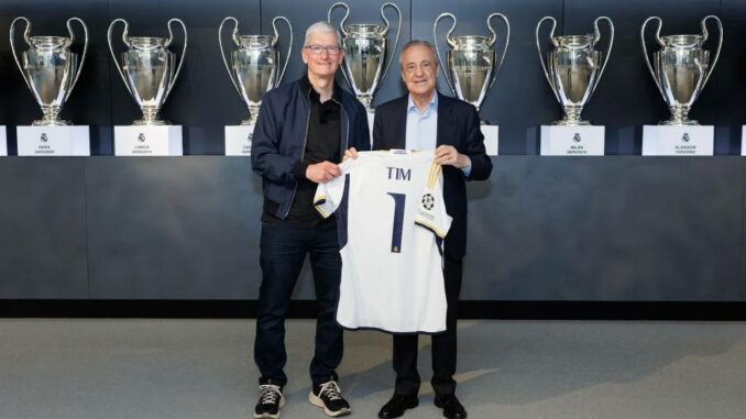 El Real Madrid y Apple van a crear el “Bernabéu infinito”: la última idea loca de Florentino Pérez