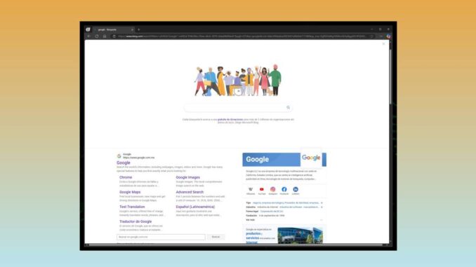 Microsoft crea un «Google» dentro de Bing para confundir a los usuarios