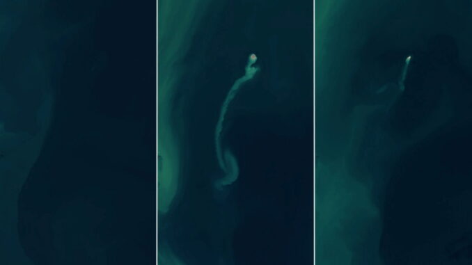 La NASA tiene imágenes de una isla misteriosa. Apareció y desapareció en apenas unos pocos meses