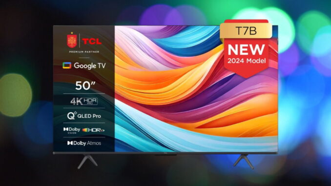 Este televisor 4K UHD de 50 pulgadas con HDR10, Dolby Atmos y Google TV tiene un precio increíble